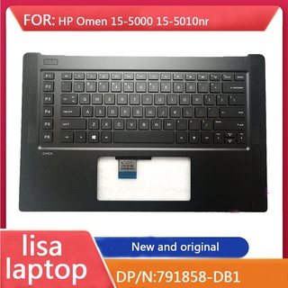 HP Omen 15-5000 15-5010NR Palm Pad Keyboard French Canada 791858-DB1 With Backlight Black Brand New