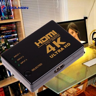 ✼▫4K*2K 3in 1out HDMI Switch Hub Splitter TV Switcher Ultra HD for HDTV PC