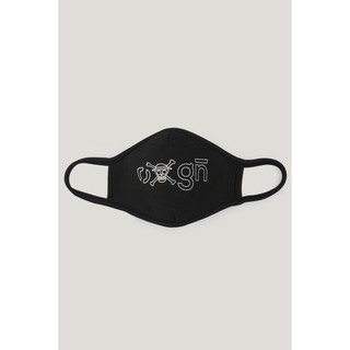 OXGN One Piece Face Mask with Filter Pocket (Black) (1)