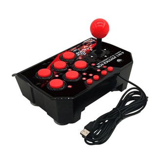 4-in-1 Retro Arcade Game Joystick Station USB C Wired Fighting Rocker Controller for N-Switch/forPS3