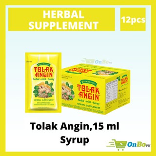 ONBO*Tolak Angin Herbal Mint Honey 10 ml - 12s ADULT