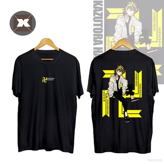 LFD Tokyo Revengers - Kazutora Hanemiya T-Shirt Short Sleeve Casual Tops Tokyo Gang Anime Mikey Loose Tee Shirt Fashion