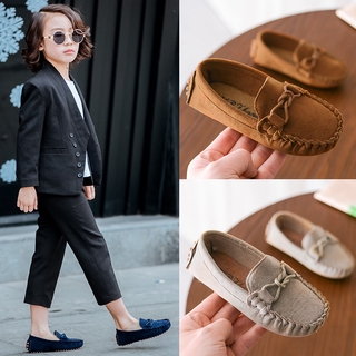 ]2020 new kids shoes boys' soft sole beans shoes girls' fash