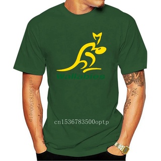 New Wallabies Rugby Logo Mens T-Shirt Black Custom Print Tee Shirt