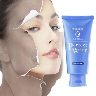 Senka Facial cleanser Moist Cleansing Foam skin cleanser Facial Treatment scrub Whitening 120g