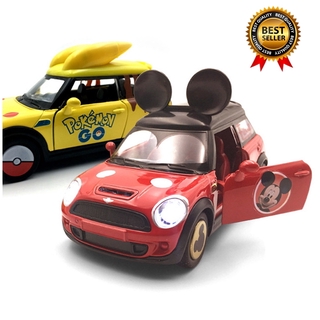 Cartoon Car Model Alloy Simulation Mini Car Toys