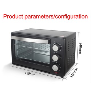 Household oven 20L small size oven multi-function automatic mini electric baking cake and bread oven (6)