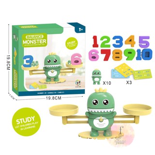 FAST SHIPPING Dinosaur Animals Balance STEM Math Counting Game Kids Educational Toys Gift COD