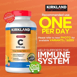 Kirkland Signature Chewable Vitamin C (500mg)
