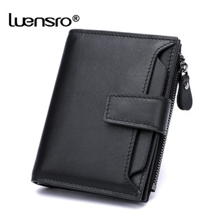 Brand Men Wallet Genuine Leather Short wallets Card Holder Bifold Purse Slim Fashion Male Wallets Ca