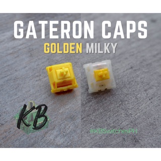 10 PCS Gateron Cap V2 Golden and Milky Yellow (2021)