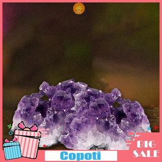 Natural Amethyst Geode Natural Crystal Quartz Stone Wand Point Energy Healing Mineral Stone Rock Home Decor Geode (5)