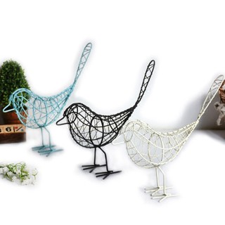 Garden Wrought Iron Bird Ornaments Gift Crafts Metal Craft Living Room Decor