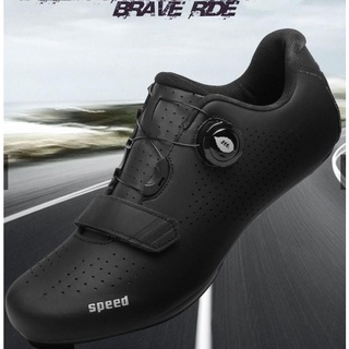 Ready Stork Ultralight Cycling Shoes Cleats Shoes Non-slip Road Bike Shoes Breathable Self-Locking