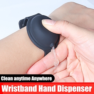 Reusable Wristbands Hand Sanitizer Dispensing Portable Bracelet Wristband Hand Dispenser 10ML Wrist Support