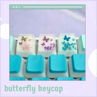 ☆Butterfly☆ Handmade Resin Artisan Keycaps for Mechanical Keyboard CherryMx Gateron Kailh Switch (1)