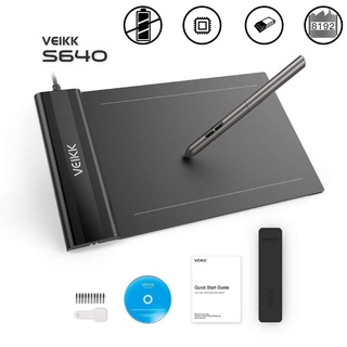 【Promotion】VEIKK Graphics Drawing Tablet Drawing Pad Digital Drawing Graphics Tablet S640 Ultra-thin