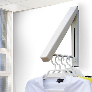 Stainless Steel Wall Hanger Retractable Indoor Clothe Hanger