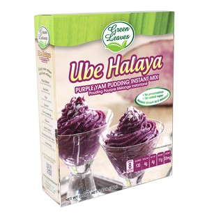 Green Leaves Instant Ube Halaya Purple Yam Coconut Pudding instant Mix Powder