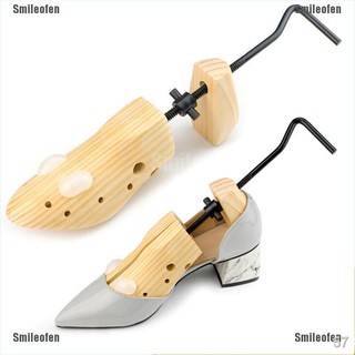 ✼☃♗Smileofen Unisex women men wooden adjustable 2-way shoe stretcher expander shaper