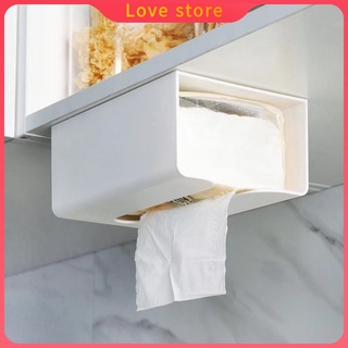 A39 COD Tissue Rack Tissue Holder Wall-Mounted Tissue Box Paste-Type Tissue Storage Box