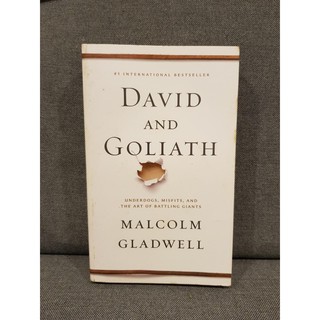 David and Goliath by Malcolm Gladwell (paperback)