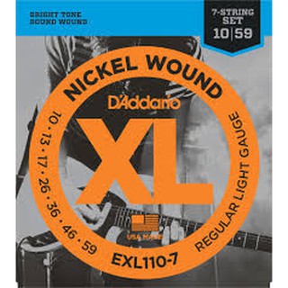 D'Addario Acoustic EXL 110 Nickel Wound Electric Strings -. 010-.046 Regular Light