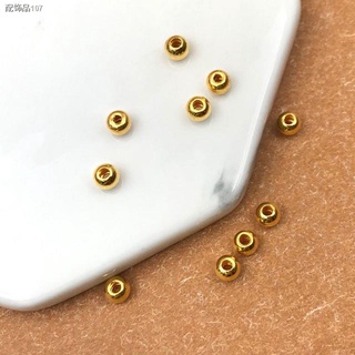 ⊙☜pure gold 24karat 4mm lucky Turn beads original hongkong gold