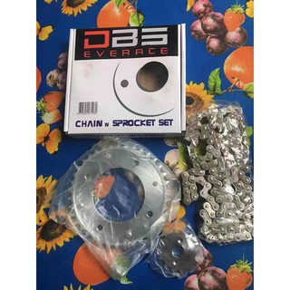 DBS EVERACE CHAIN AND SPROCKET SET VEGA FORCE (14T/38T X 428-120L)