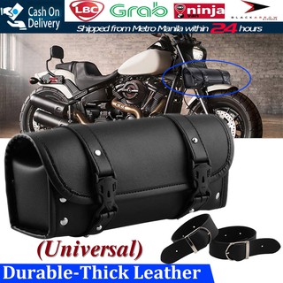 Universal Motorcycle Bag Tool Bag Luggage Saddlebag Roll Barrel Storage Racing Tail Bags