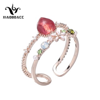 XiaboACC Korean Fashion Adjustable Candy Color Ring (1)