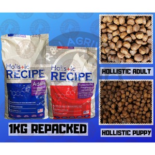 HOLISTIC RECIPE ADULT AND PUPPY DOG DRY FOOD 1KG
