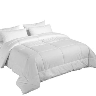 Plain White Duvet Filler Comforter (150x200cm/180x200cm) (3)