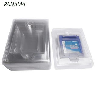 NAMA 10Pcs Clear Plastic Game Card Cartridge Cases Boxes Insert Inner Tray Inlay Compatible with Gameboy Color for GBC game Japan version