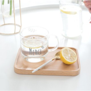 Multi-sizes Wooden Tea Breakfast Serving Trays / Craft Plain Wood Platter (4)