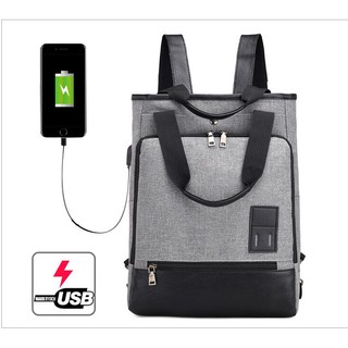 Portable Laptop Backpack USB Charging Port Handbag (3)