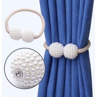 1Pcs magnetic belt curtain Punch free pearl curtain magnet buckle