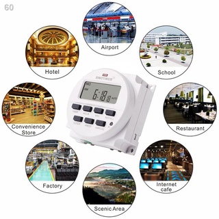 ﹍【NEWT】SINOTIMER 220V Weekly 7 Days Digital Programmable Timer Switch Relay Control
