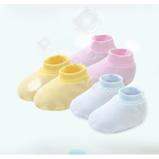 6Pairs/Set newborn Baby knit cotton thin gloves socks anti-grasping face mittens and boots 0-1 years infant baby girls boys (2)