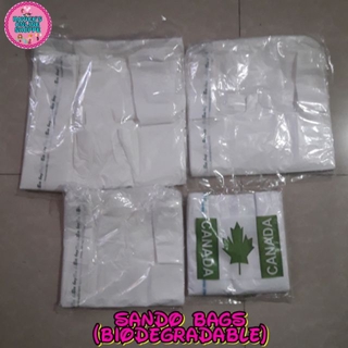 Sando Bags / Plastic (Biodegradable) approx 100pcs per pack