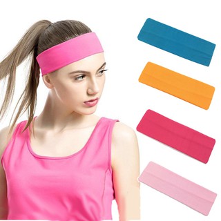 【Ready Stock】COD Sports Sweat-absorbent Non-slip Anti-perspirant Headband Yoga Headband Tennis Headband (1)