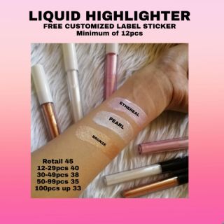 Liquid highlighter shimmer illuminator rebranding