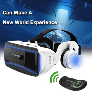 VR Virtual Reality 3D Glasses +Smart Bluetooth Wireless Joystick r9FP