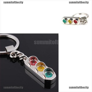 [YSUM] New Mini Traffic Light Car Key Ring Chain Classic 3D Keyfob Keychain Gift RUY (7)