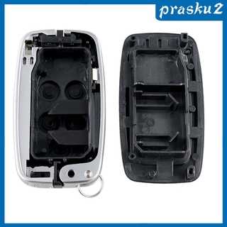 [PRASKU2] 5-Button Car Remote Flip Key Fob Case Blade Shell for Land Rover Discovery