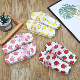 ♧LUXX Fruit cute strawberry new soft bottom non-slip outer wear Slippers