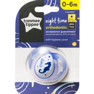 Tommee Tippee Night time Orthodontic Soother 0-6m