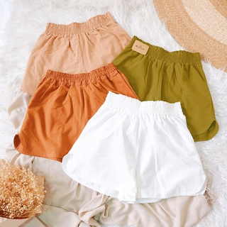 ESSENTIELMANILA High Waist Linen Summer Shorts (1)