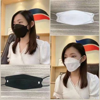 10PCS KF94 mask 4-layer non-woven protective filter 3D Korean mask KF94 Style Colored 4Layer Filter Disposable Mask Korea Face Mask BLACK PINK BLUE YELLOW WHITE LIFETRUING (4)