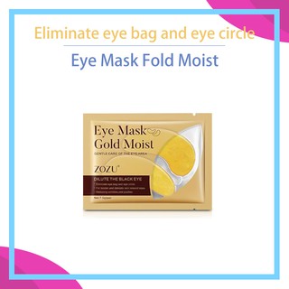 10pcs ZOZU Collagen Gold Moist Eye Mask Sleep Eye Stickers sleeping mask eye mask sleeping face mask